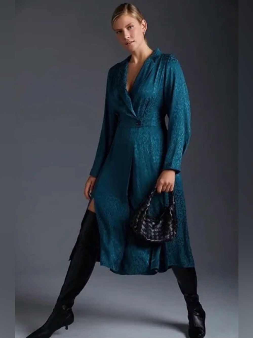 Anthropologie Blazer style wrap dress $180 size 6